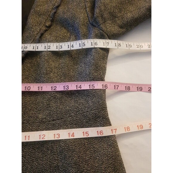 Loft Womens Blazer Jacket Sz 6  Ruffle 3 Button Corporate, Girl boss, Business - Picture 10 of 13